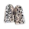 Coprigambe Pellicciati Ispessiti da Donna Lunghi Comodi Polsini per Stivali per Calore alla Moda Scaldamuscoli Peluche Morbidi con Fantasia Leopardo
