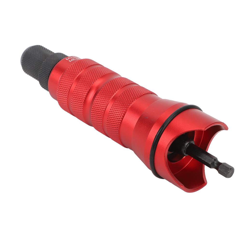 Adapter-Set für elektrische Nietbohrer, tragbar, mit 6 austauschbaren Köpfen, Adapter für kabellose Nietpistole
