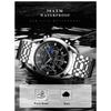 POEDAGAR Men Watches Stainless Steel Top Luxury Fashion Business Wristwatch Waterproof Luminous Quartz Watches