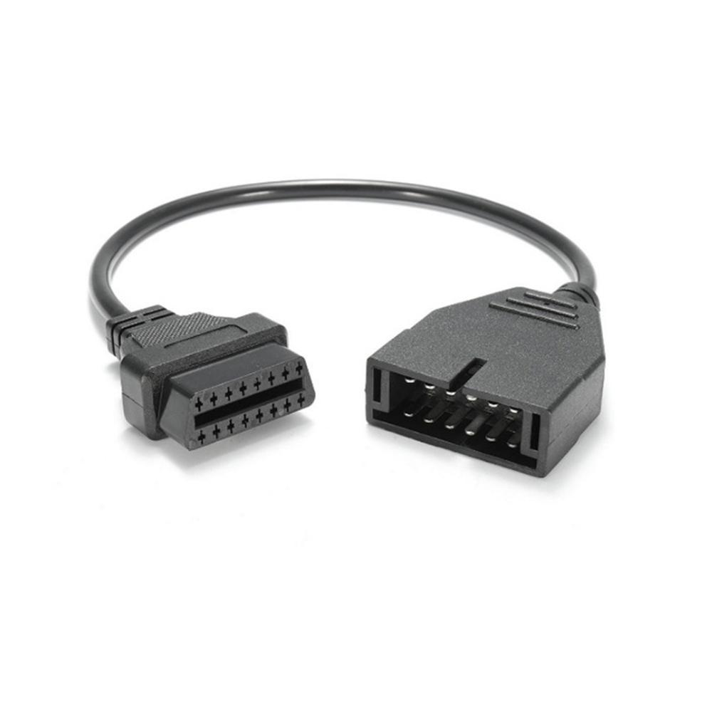 Für GM 12-Pin OBDII OBD2 Auto-Diagnoseanschluss-Adapterkabel GM12 auf 16-Pin-Kabel für GM-Fahrzeuge Auto-Scanner-Adapter