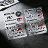 FOR TOYOTA TRO GR Fashion Universal Scratch Resist Reflective Waterproof Stickers For Auto Motorcycle Helmet Mug Refrigerator