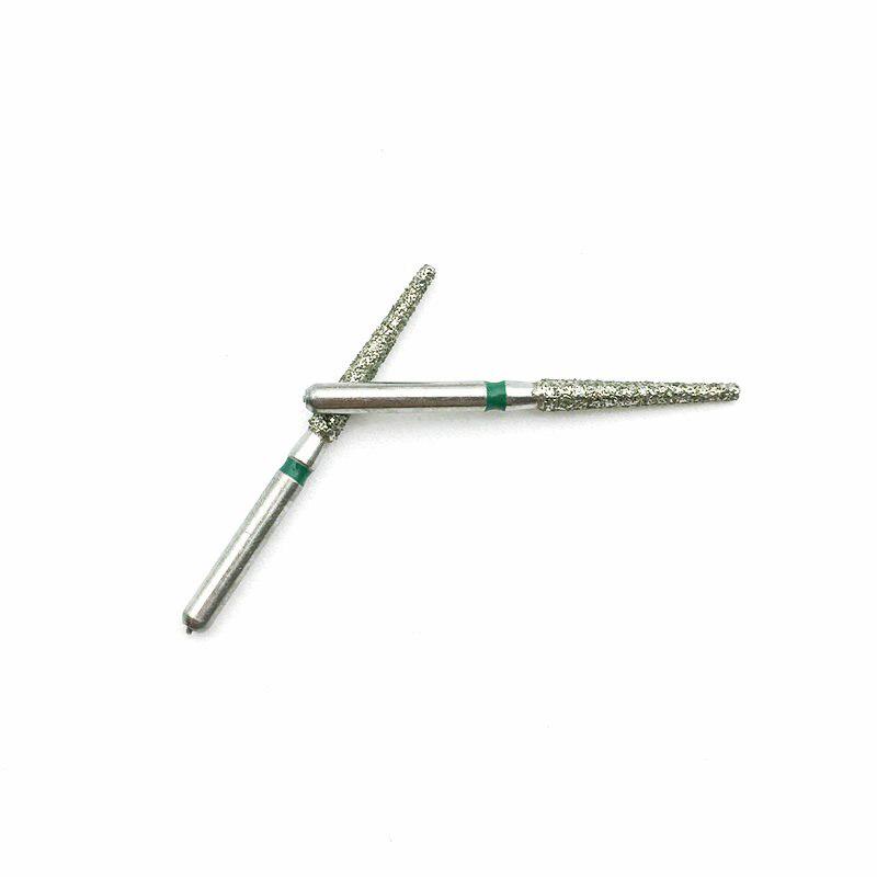 10pcs/Box Dental Diamond Burs Drill for High Speed Handpiece Handle Diameter 1.6mm Dentist Tools Dentistry Material TF-13C