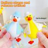Duck Shape Slow Rising Squeeze Toy Cartoon Animal Slow Rebound Toy Anti-Stress Rebound Ball Stress Relief Toy Birthday Gift