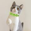 Haustierhalsband, verstellbar, weich, bequem, Haustier-Halsband, Blumen-Strass-Dekor, Katzen- und Hundehalsband, Heimtierbedarf