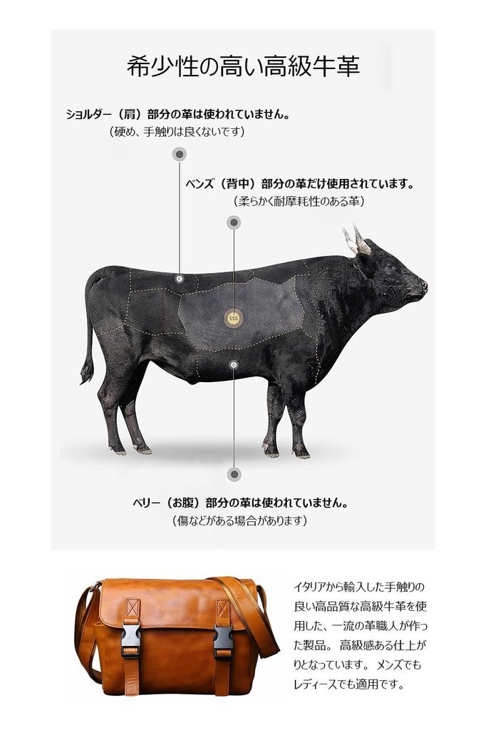 Whatna Antique-Style Tanned Natural Cowhide Leather Shoulder Bag for Men, Crossbody Chest Bag, Fits iPad 9.7, Shoulder Bag, Small Messenger Bag for