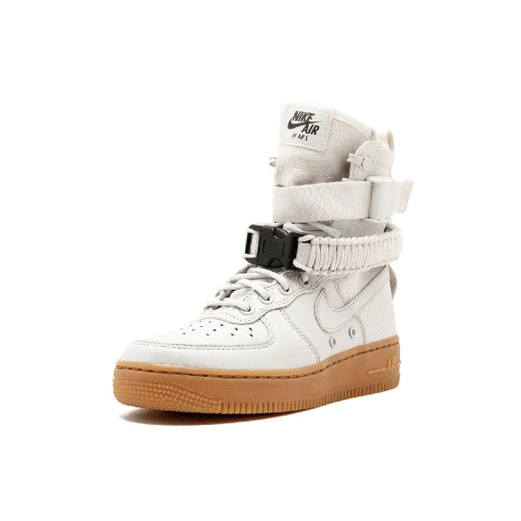 New Nike Sf Air Force 1 High Light Bone Women's 857872-004
