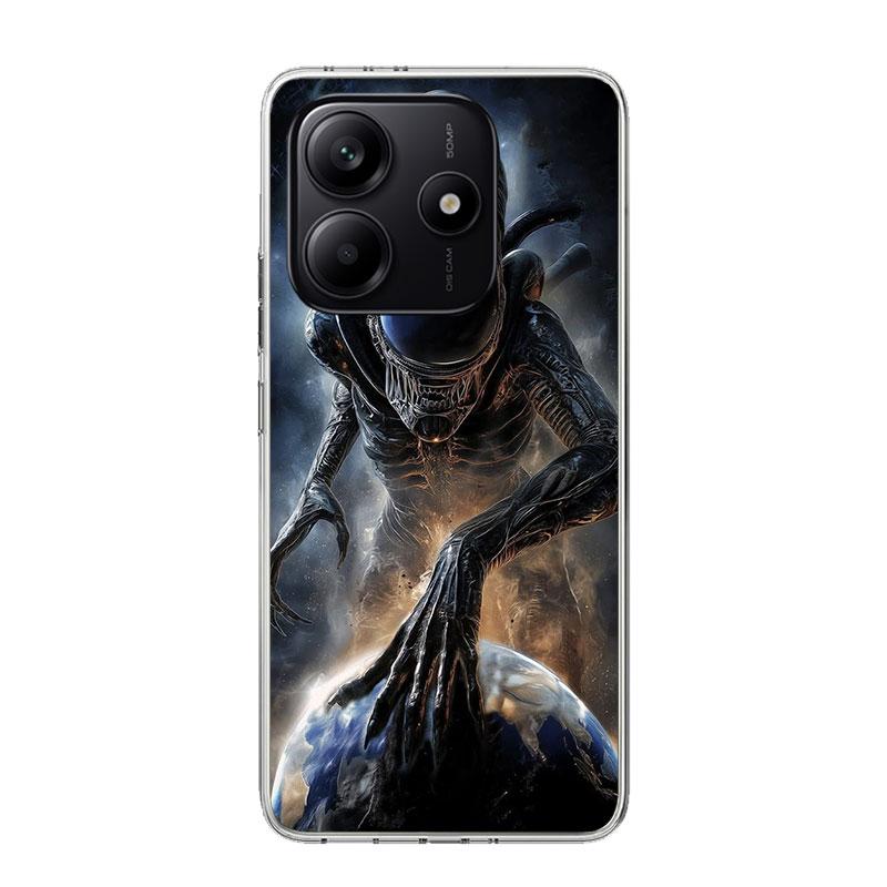 Cool A-Alien X-Xenomorph Case Phone Cover for Xiaomi Redmi Note 14 13 12S 12 11S 11 11T 11E 10S 10 Pro Plus 9 9S 5G + Trend Fund