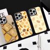 Gelbes Brot Handyhülle Für iPhone 17,16,15,14,13,12,11 Plus,Pro Max,XS,Bunte Silberne Handyhülle Funda Cover