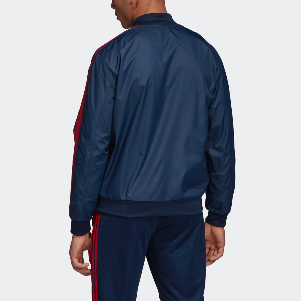 Adidas Arsenal Zip Collar Sports Long Sleeve Jacket Men Jacket Navy-Blue EH5610