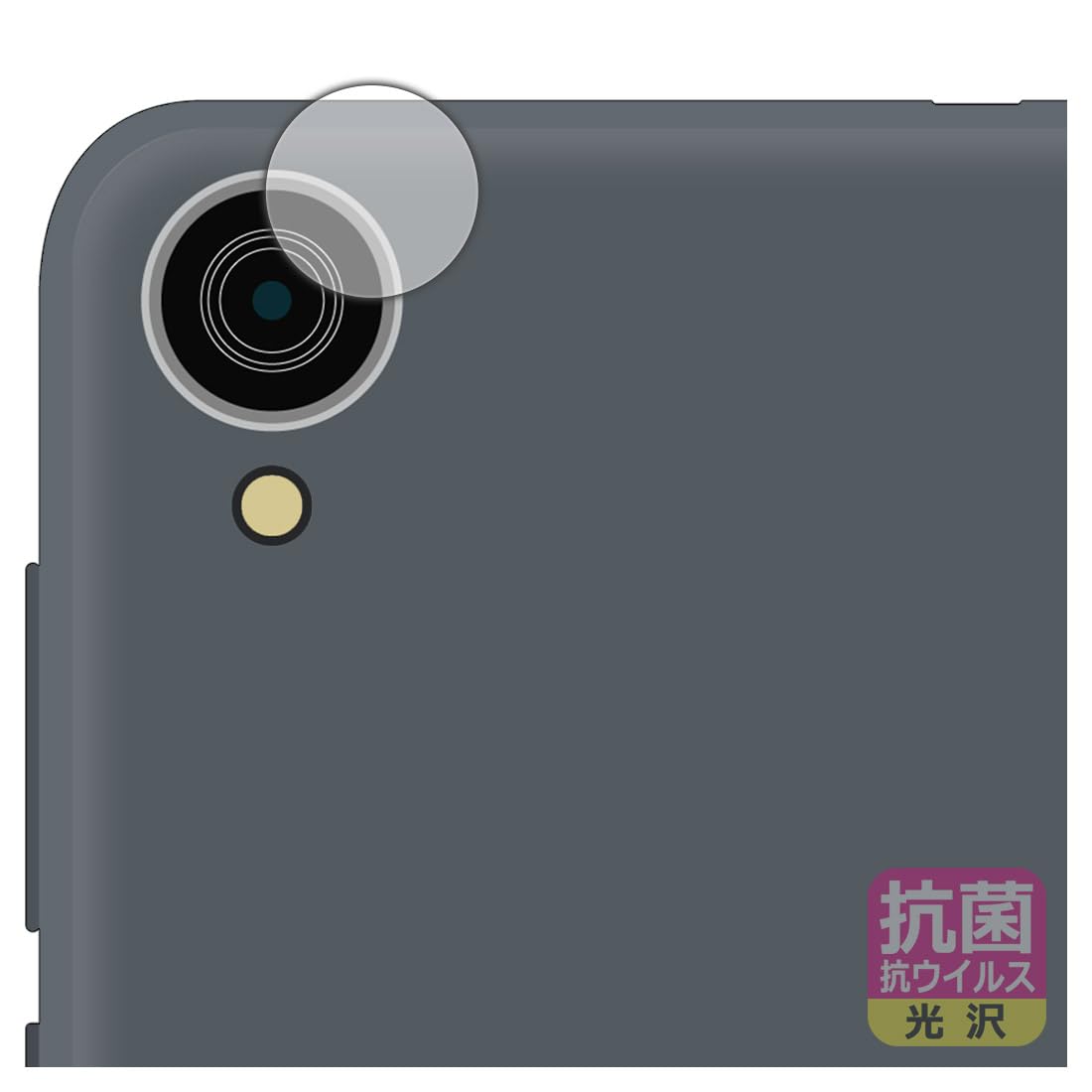 

КПК Kobo ALLDOCUBE iPlay 50 mini Lite совместимая антибактериальная антивирусная защитная пленка камера Сделано в Японии [глянцевая] [для объектива]