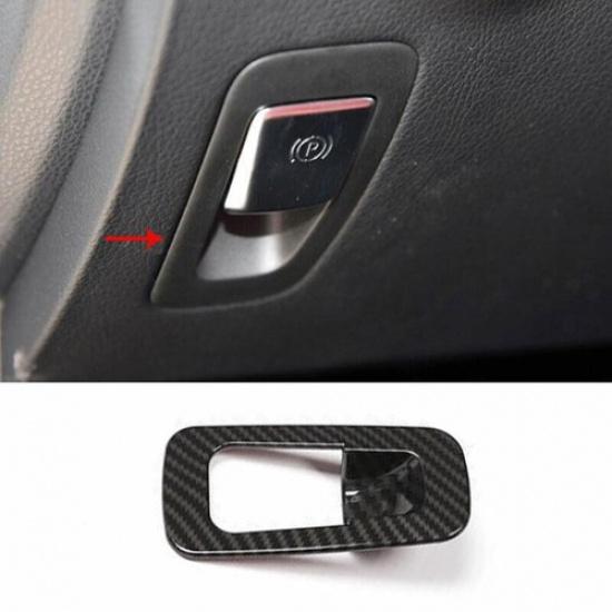 2015- Start Stop Button Trim Car Inner Engine For Benz C-Class Carbon Fiber