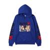 Record of Ragnarok Multiple Characters Anime Hoodie Japanese Dragon Vertical Sleeve Print Casual Pullover Sweatshirt