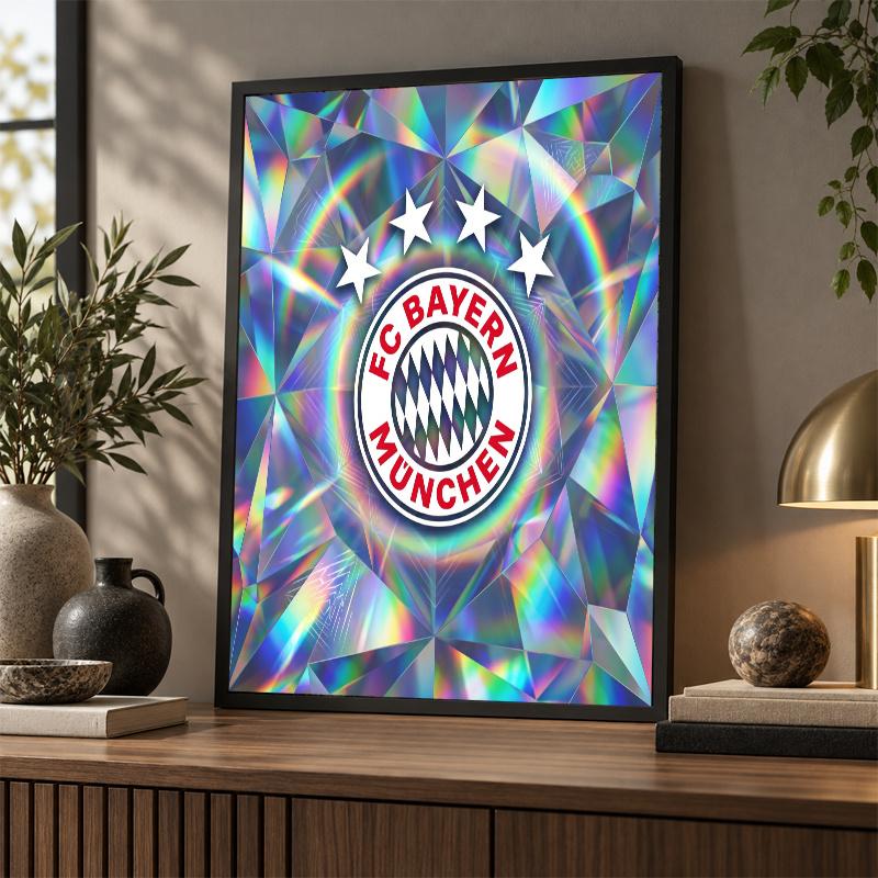 Bayern Munich Diamond Painting Kit 5D Full Drill DIY Diamond Mosaic Wall Art Home Decor