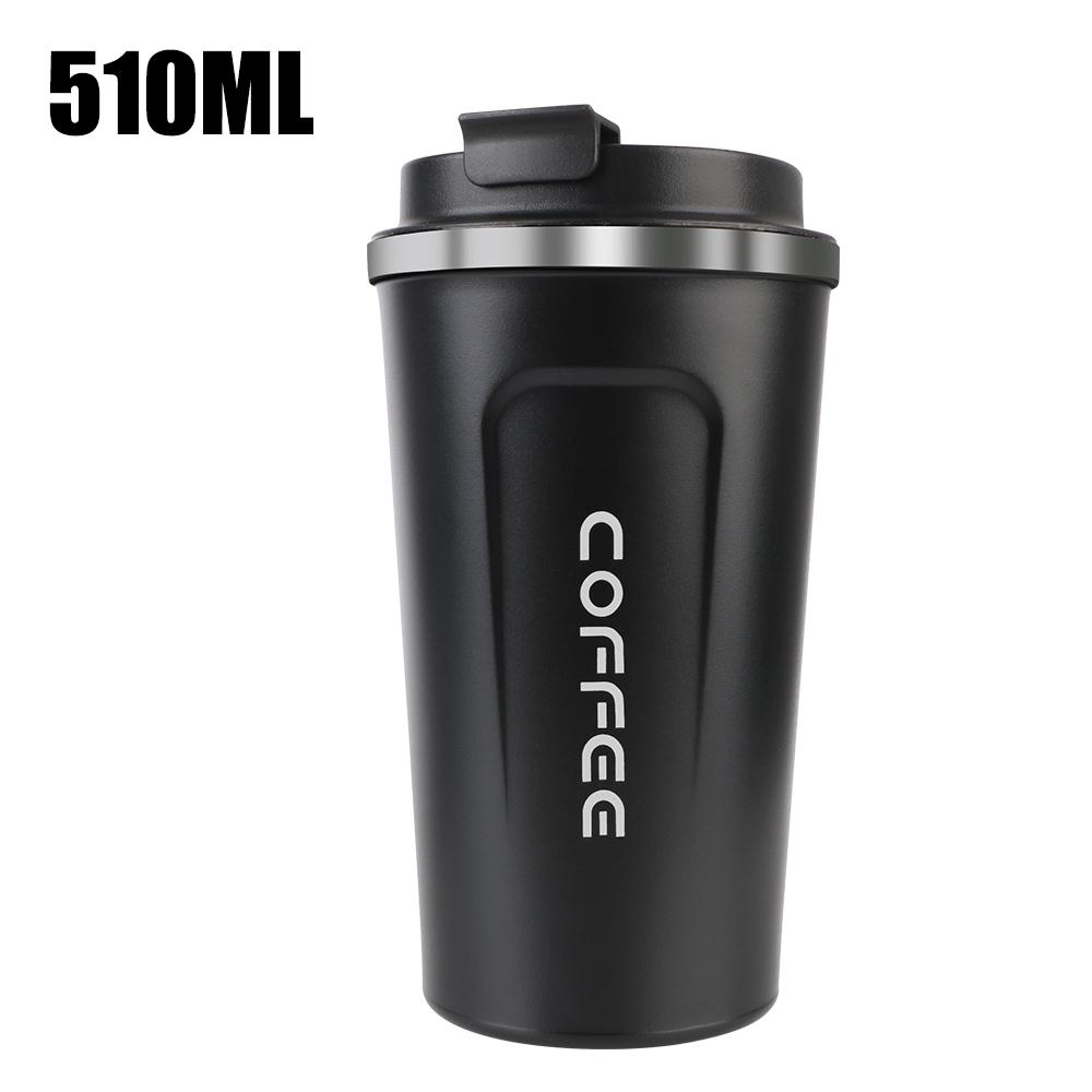 For Tea Water Coffee Double Stainless Steel Car Thermos Mug Coffee Mug Leak_Proof Travel Thermo Cup 380/510ML Thermo Cafe
