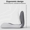 2-in-1 Seat Cushion Ergonomic Memory Foam Back Cushion Non-Slip Base Seat Cushion with Lumbar Support for Office Chair Car Seat