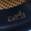 Excellent HERMES hat Lapin felt with ribbon Navy wool mens 58 Used