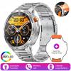 2025 New Military Smart Watch Men 730mAh Large Battery Flashlight AMOLED HD Display 3ATM Waterproof Outdoor Sports Smartwatch