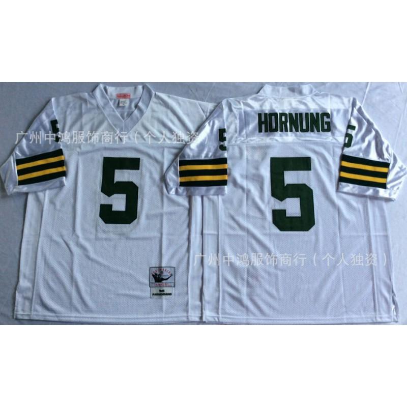 Vintage Green Bay Packers NFL Football Jersey Short Sleeve Retro Style Embroidered Team Apparel