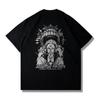 Harajuku Y2k Top Vintage Oversized Cotton T Shirt Japanese Anime Jujutsu Kaisen Ryomen Sukuna Print Short Sleeves Tees 2024