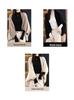 2023 Autumn/Winter Women's Batwing Sleeve Cashmere Shawl: Loose Knit Lazy Style Wool Coat & Multifunctional Scarf