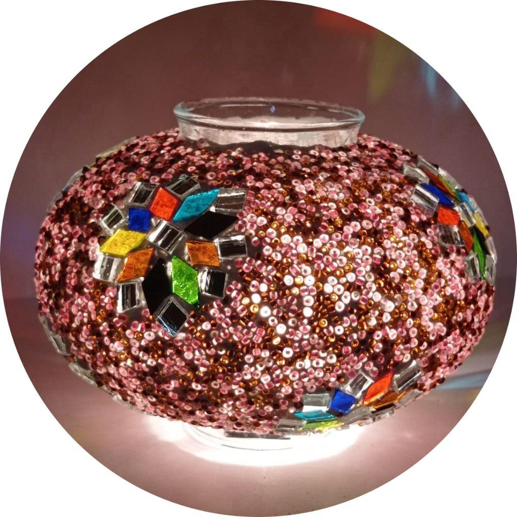 5pc Turco Marocchino Colore Mosaico In Vetro Lampada Antica Lampada A Mosaico Bohemian Tiffany Soffitto Appeso Lampadario a Sospensione Lampadario