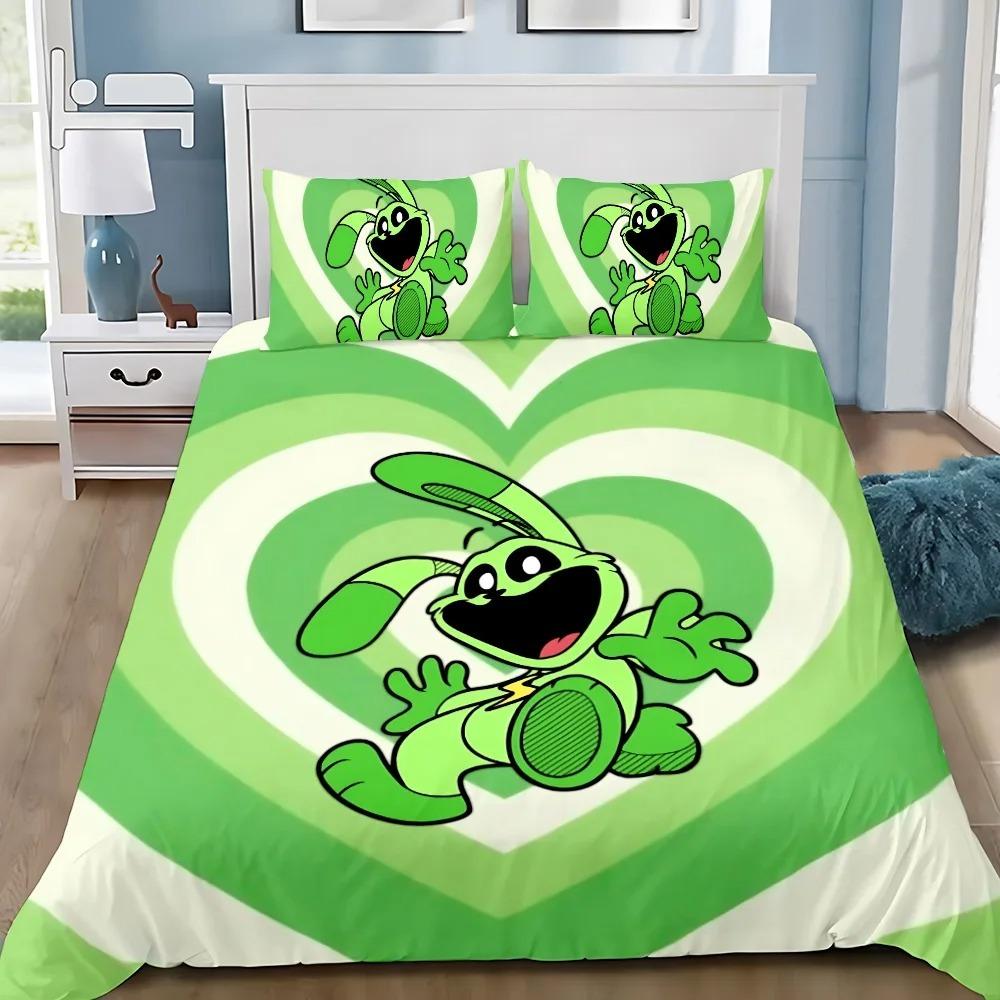 S-Lachend Bettbezug Kissenbezug Bettwäsche Schlafzimmerdekoration Kindergeschenk Erwachsener Einzelbett Doppelbett Große GrößeReißverschluss Bettbezug