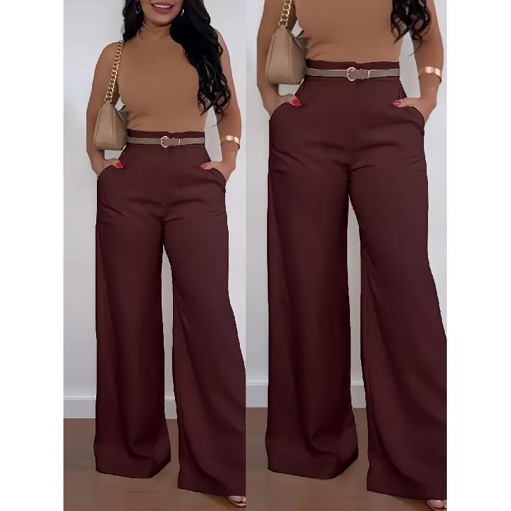2026 Spring and Autumn Women s Wide-Leg Suit Pants, High-Quality Casual Trousers S