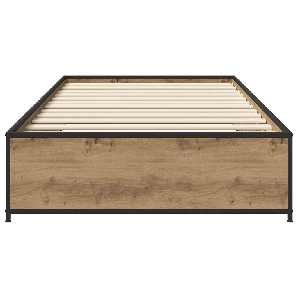 Artisan Oak Bed Frame 80 x 200 cm Particleboard