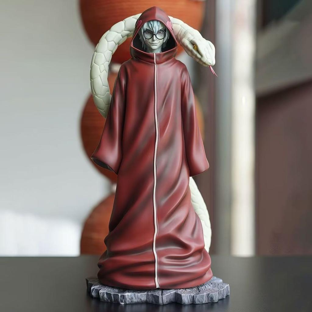 Naruto 29cm/11.42Zoll Anime Yakushi Kabuto Uchiha Madara Figuren Tobi Naruto Uzumaki Saiyajin PVC Actionfiguren Kampfspielzeug Geschenke