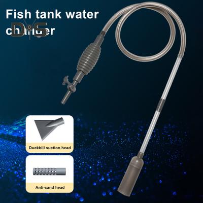 Aquarium Gravel Vacuum Cleaner Fish Tank Water Changer Hand Pump Siphon Vacuum Gravel Sand Cleaning Tool for Small Fish Tank