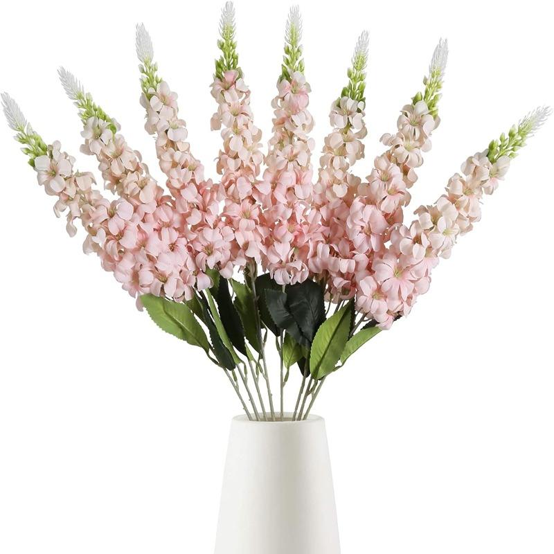 Single Hyacinth Simulation Flowers Delphinium Violets Home Wedding Home Decorations Silk Flowers Fake Flowers Shooting Props Decoration Fake Flowers