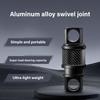 Multipurpose Rotating Carabiner Clip Keychain Charm Keyring Hook Metal Texture for Key Tool and Outdoor Equipment