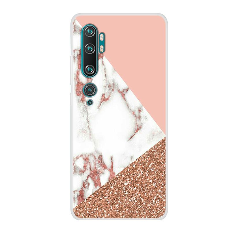 For Xiaomi Mi Note 10 Case Soft Silicone Back Cover Phone Case on For Xiaomi Redmi Note 10 Pro Coque For Xiomi Mi Note10 Pro