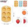Watermelon Strawberry Lemon Shaped Silicone Mold DIY Flexible Easy Release Fondant Chocolate Gummy Pudding Molds