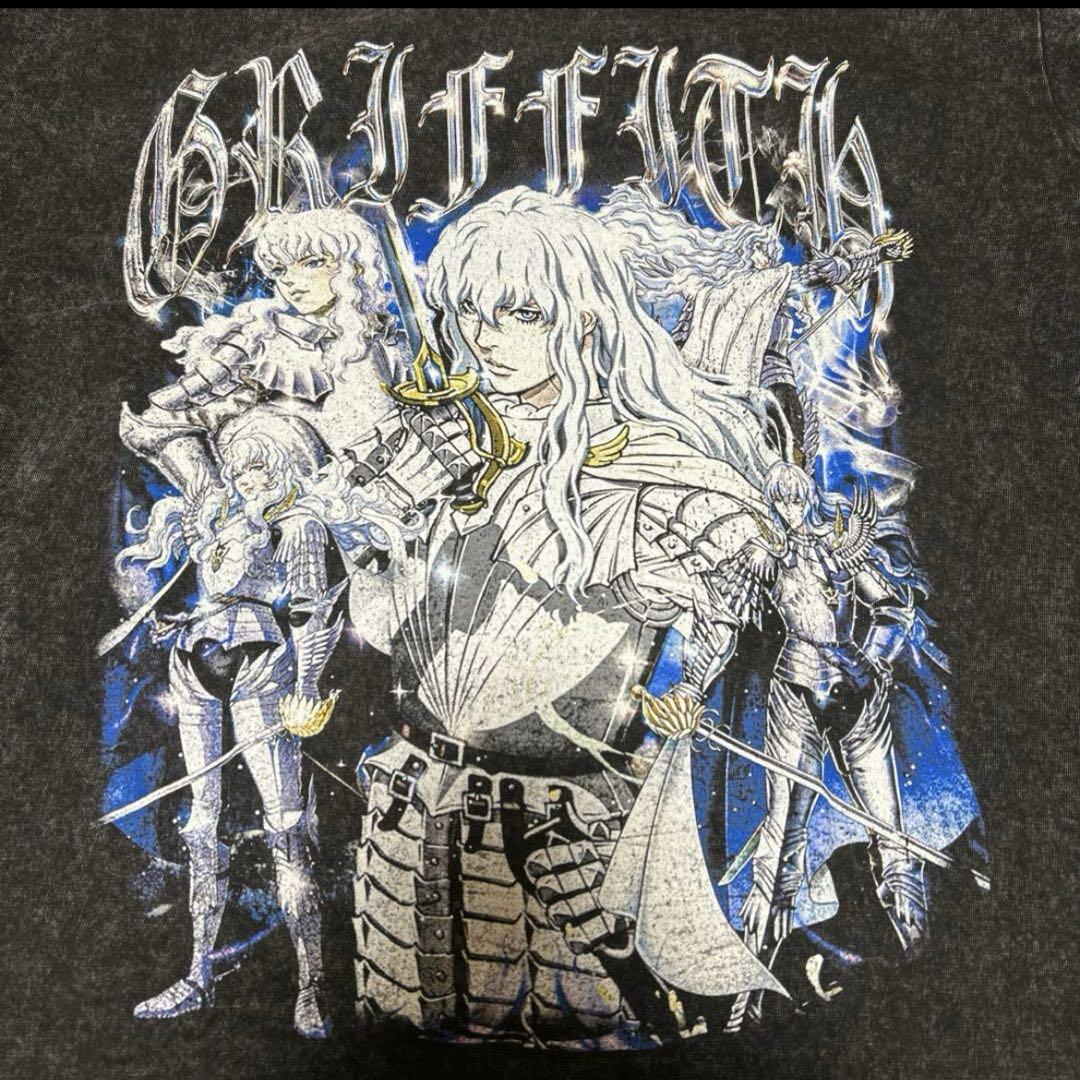 

[USED] Berserk Griffith T-Shirt, Vintage Style, Band of the Hawk, Unique Black