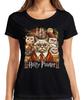 Hairy Pawter Cats Magician Magic School Funny Gift Vintage Womens T-Shirt