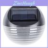 Luminária de Parede Solar Meia Lua Para Jardim Com Design à Prova d'Água Para Decoração Externa
