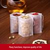 Biodegradable Corn Fiber Drawstring Tea Bag Filter - Food Grade Flower Tea Bag
