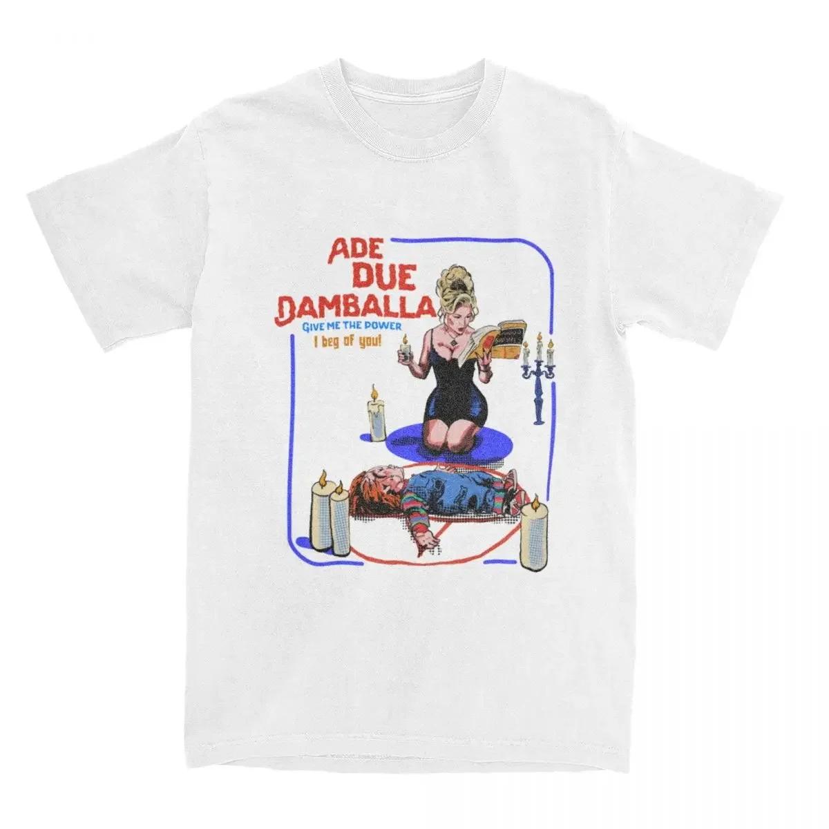 

Ade Due Damballa Bride Of Chucky T-Shirt Unisex Unisex 100% Cotton Plus Size O-Neck Oversized Casual Harajuku Streetwear Unisex Tees 4XL