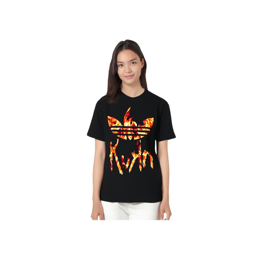 adidas X KoRn Tee Black Unisex Streetwear IN9098