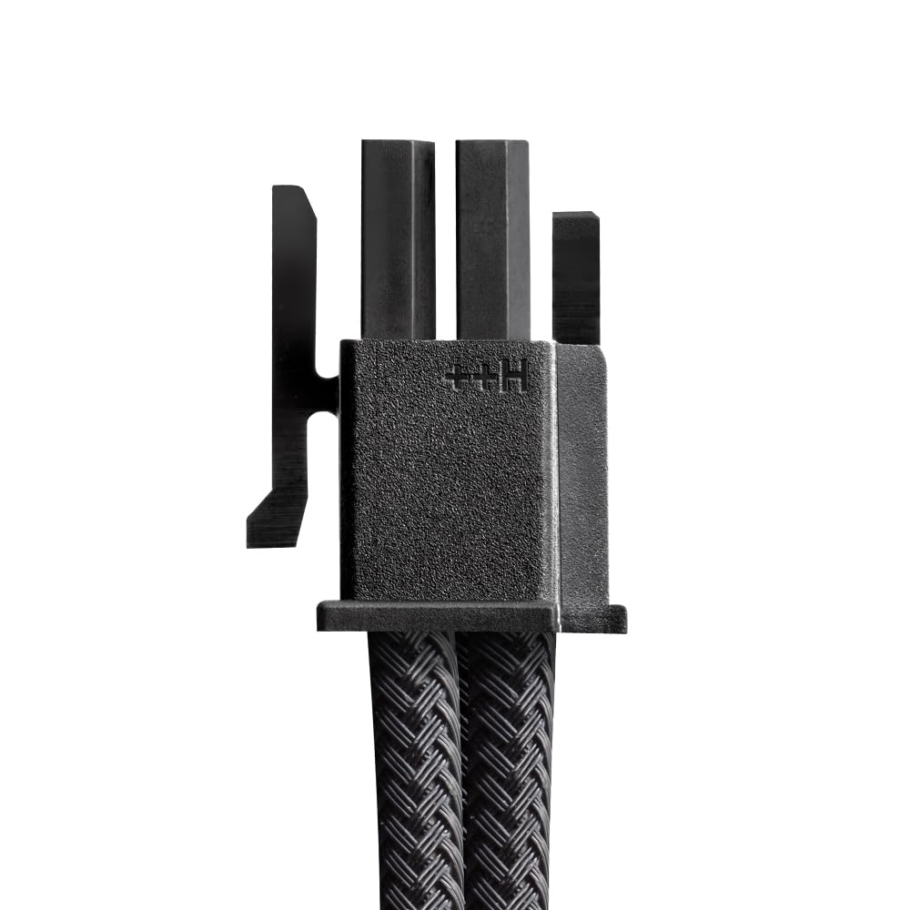 CableMod Universal Pro ModMesh Sleeved 12VHPWR 90 StealthSense Direct PCIe Cable 12V-2x6 (Variant A) (Black)