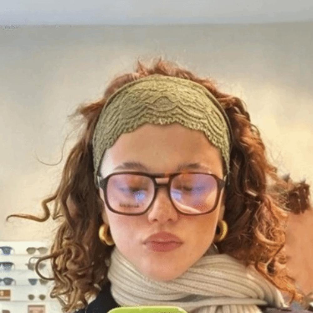Soft Solid Color Headband Non-Slip Fabric Headband Stylish Lace Trim Headband  Daily Wear