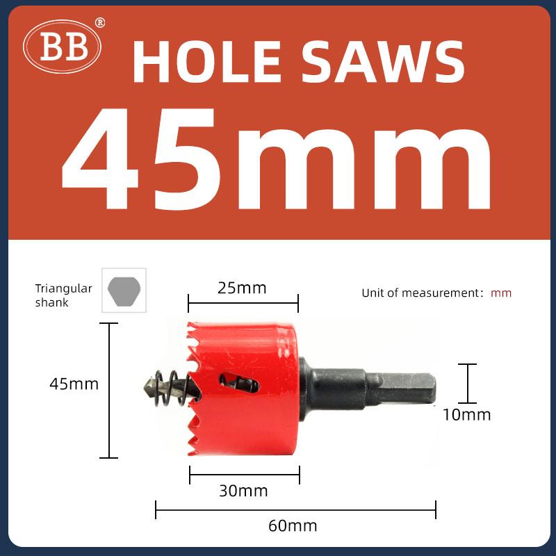 Hole Saws Drilling for Wood Plastic PVC Thin Sheet Aluminum Alloy 16mm-100mm DIY Woodworking Forester Bit Metal Cutting