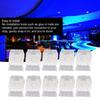 10pcs Transparent COB Light Strip Connectors 2Pin LED Strip to Wire Connectors  Home Use