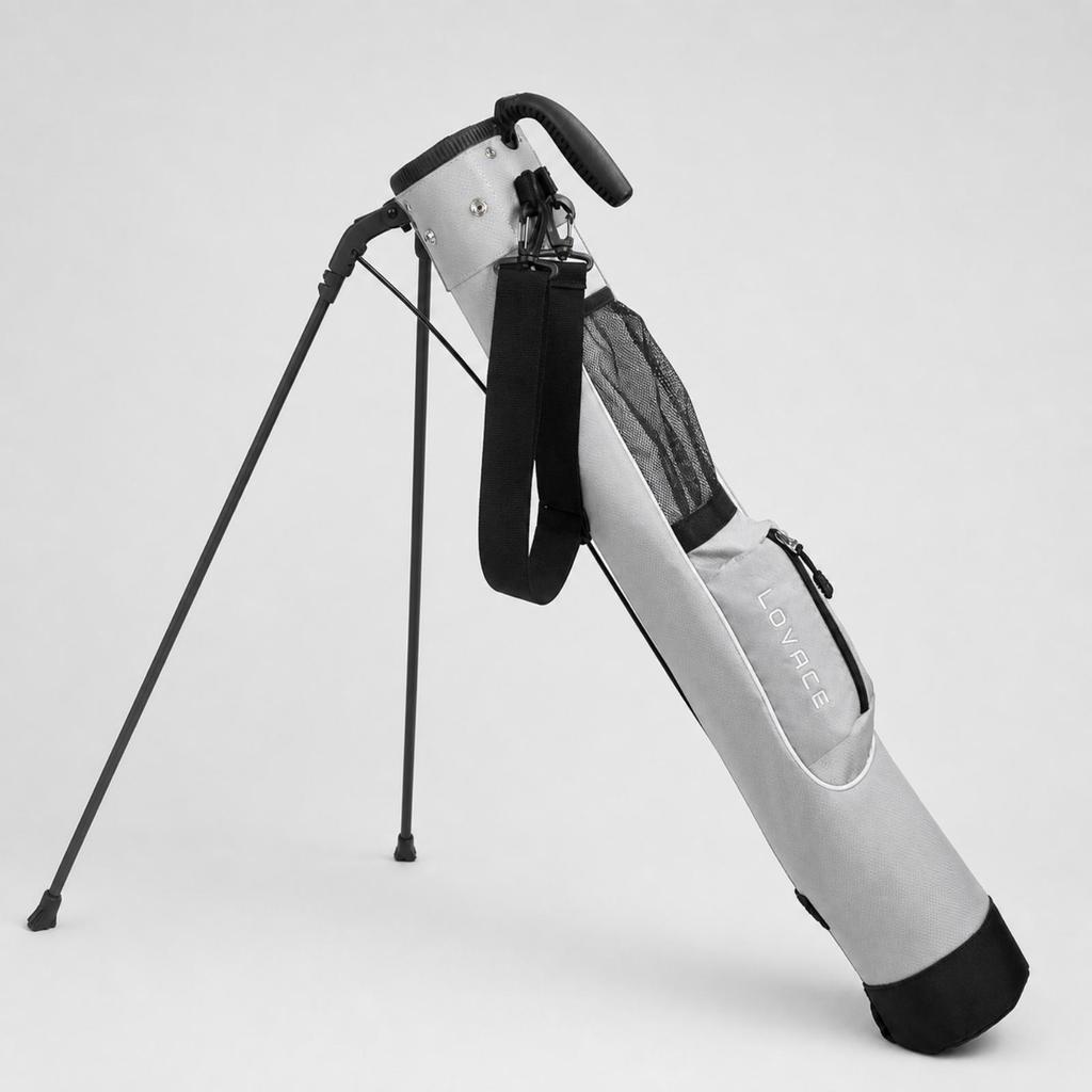 Freestanding Golf Stand Bag Compact Carry Long-Lasting Adjustable for
