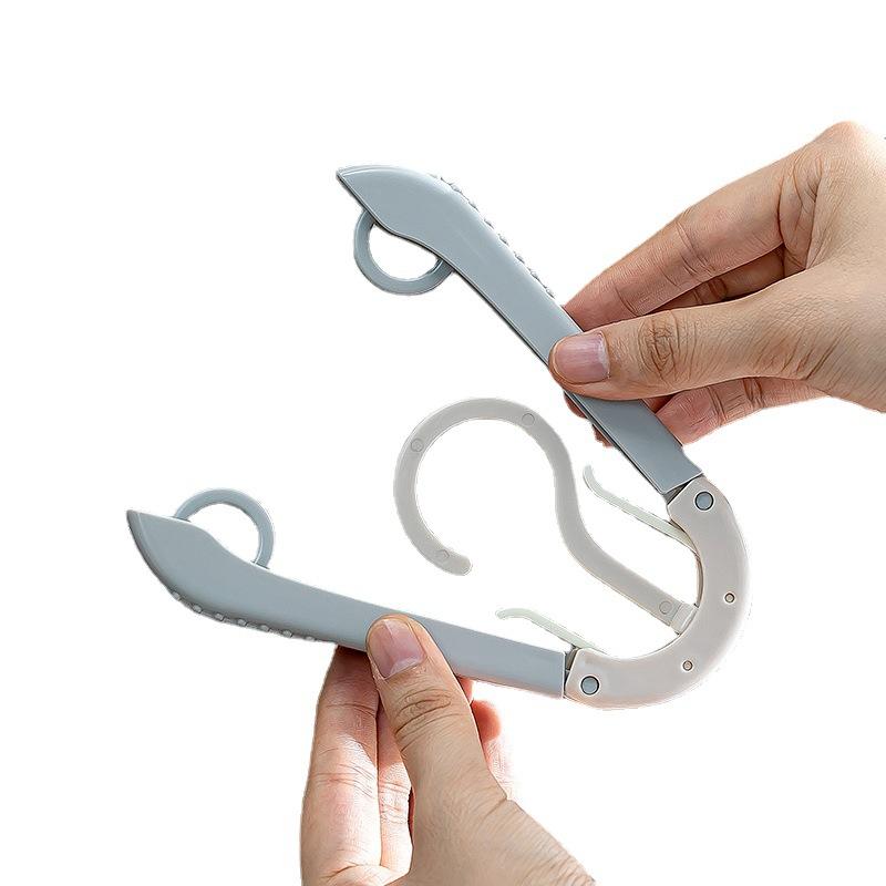 Multifunctional Travel Folding Clothes Rack Portable Laundry Drying Hanger for Tourism, Business Trip, Home Use