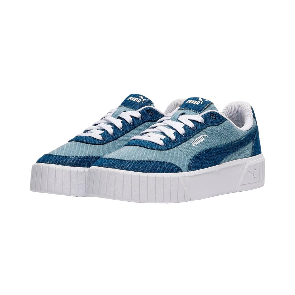 Puma Carina Mia Denim Women Sneakers Blue Sargasso-Sea Faded-Denim 405752-01
