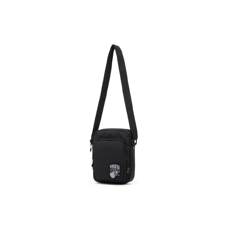 Vans Logo Canvas Shoulder Bag Unisex bags Black VN0A54K1BLK1