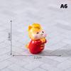 2026 New Year Figurines Miniatures Cartoon Lucky Horse Micro Landscape Car Interior Home Desk Ornaments Room Decor Gift