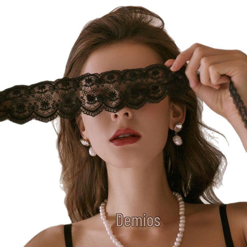 Butterfly Muse Seide Spitze Augenmaske: Sexy Flirt-Augenbinde mit asketischem Schleier